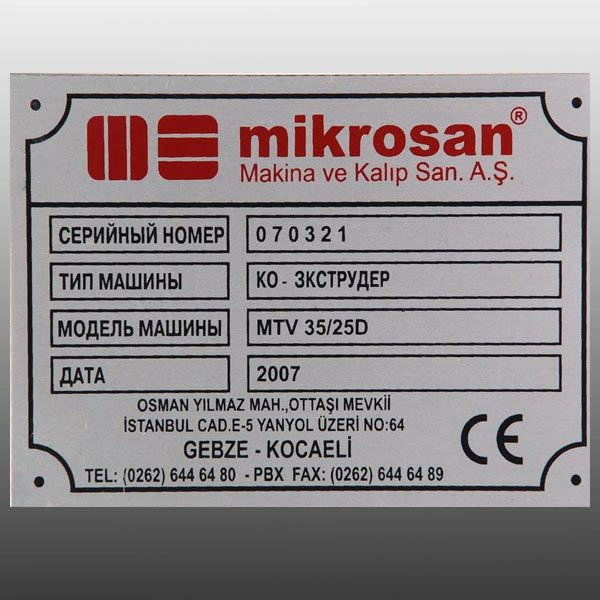 Asit İndirme Etiket İstanbul